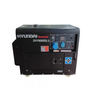 Máy Phát điện 6KVA – 7KVA Hyundai DHY6000SE – 3 Pha, Chạy Dầu Diesel