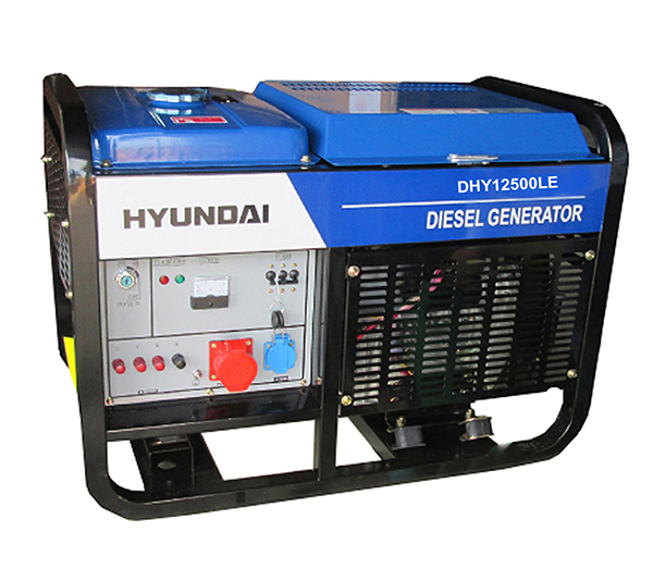 Máy phát điện chạy dầu diesel 10KVA -11KVA Hyundai DHY12500LE