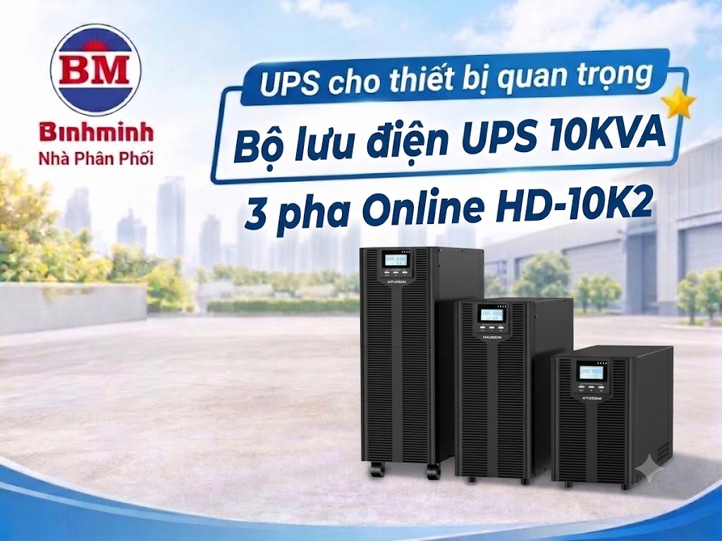 Bo Luu Dien Ups 10kva 3 Pha Online Hyundai Hd 10k2 Bo Luu Dien Ups 10kva 3 Pha Online Hyundai Hd 10k2