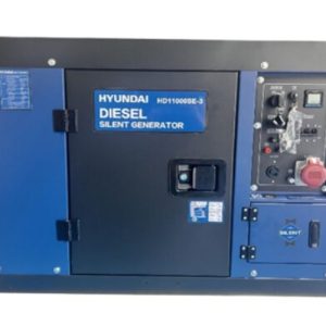 Máy Phát điện 10kVA Chạy Dầu 3 Pha Hyundai HD11000SE-3 Có Vỏ Chống ồn đồng Bộ