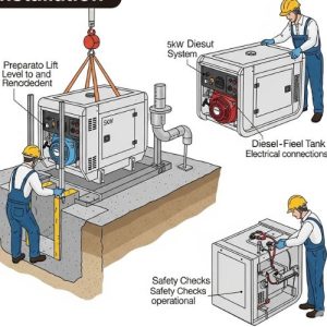 Quy Trình Lắp đặt Máy Phát điện Chạy Dầu 5kw