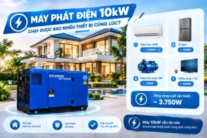 Máy Phát điện 10kw Chạy được Bao Nhiêu Thiết Bị Cùng Lúc