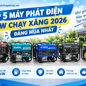 Top 5 Máy Phát Điện 5kw Chạy Xăng 2026, Đáng Mua Nhất